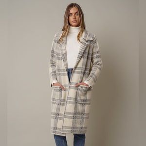 Cyrus Plaid Mink Coat